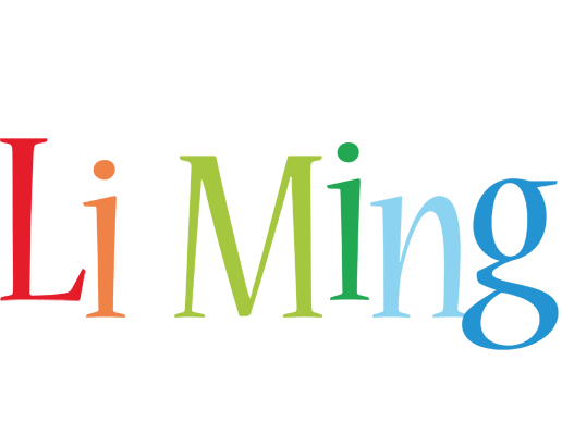 Li Ming birthday logo